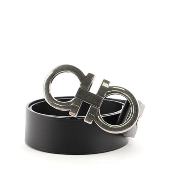 Salvatore Ferragamo Gancini Belt Leather Wide