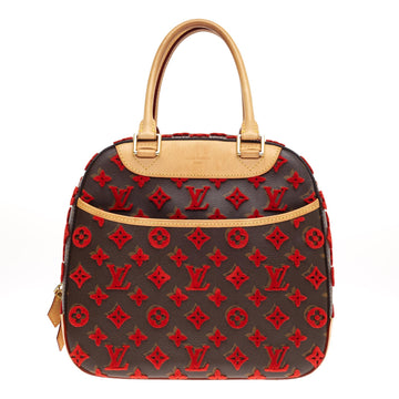 Louis Vuitton Deauville Cube Bag Limited Edition Monogram Canvas Tuffetage