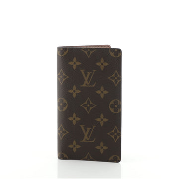 Louis Vuitton Checkbook Cover Monogram Canvas