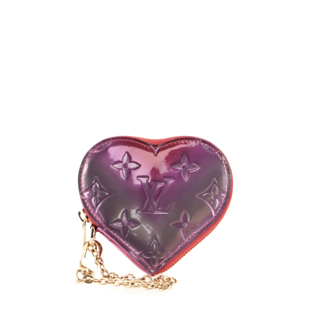 Louis Vuitton Pearl Vernis Heart Coin/Key Case (Full Set) – Season 2 Consign