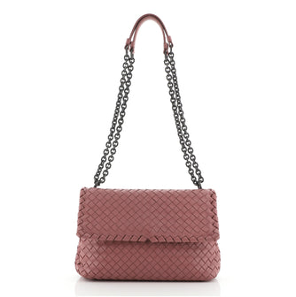 Bottega Veneta Olimpia Crossbody Bag Intrecciato Nappa Baby