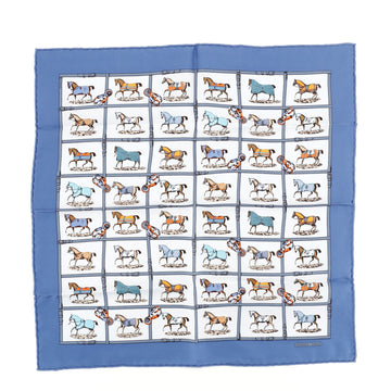 Hermes Les Petits Chevaux Scarf Printed Silk 40