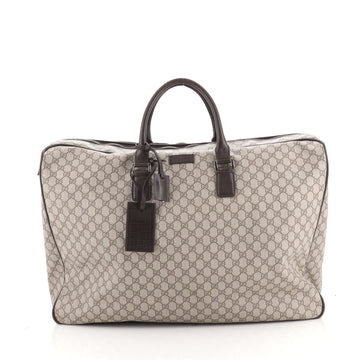 Gucci Two Pocket Suitcase GG Coated Canvas Large