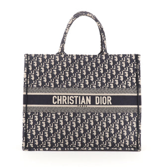 Christian Dior Book Tote Oblique Canvas