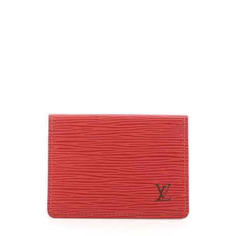 Louis Vuitton Business Card Holder Epi Leather