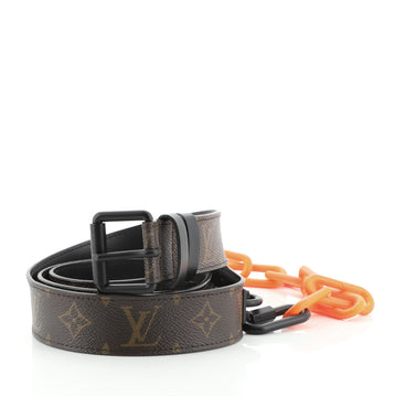 Louis Vuitton Solar Ray Belt Monogram Canvas Thin