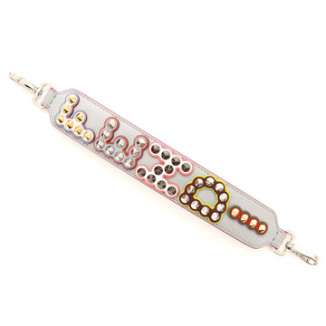 Fendi Logo Mini Strap You Short Shoulder Strap Studded Leather