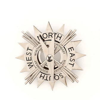 Louis Vuitton Nautical Compass Star Brooch Metal