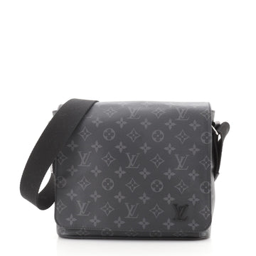 Louis Vuitton District Messenger Bag Monogram Eclipse Canvas PM