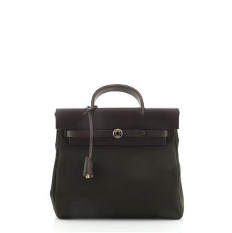 Hermes Herbag A Dos Backpack Toile