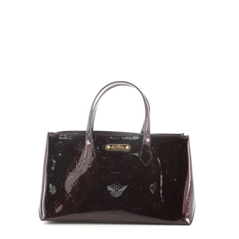 Louis Vuitton Wilshire Handbag Monogram Vernis PM