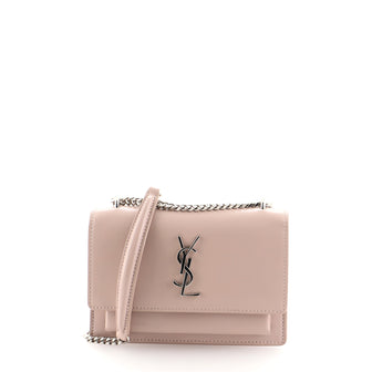 Saint Laurent Sunset Chain Wallet Leather