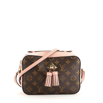 Louis Vuitton Saintonge Handbag Monogram Canvas with Leather