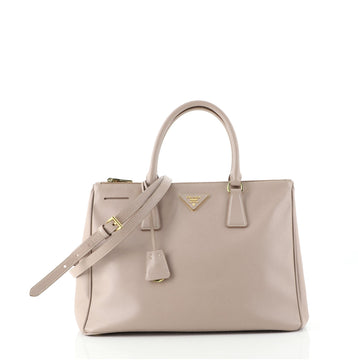 Prada Galleria Double Zip Tote Saffiano Leather Medium
