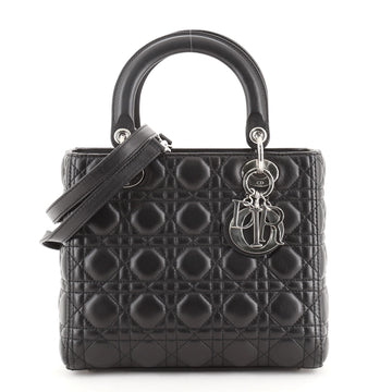 Christian Dior Lady Dior Bag Cannage Quilt Lambskin Medium