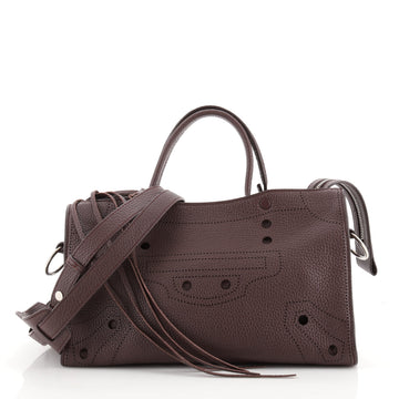 Balenciaga Blackout City Bag Leather Small