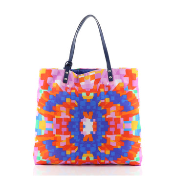 Chanel CC Tote Printed Nylon Medium