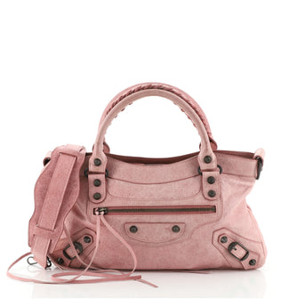 Balenciaga First Classic Studs Bag Leather