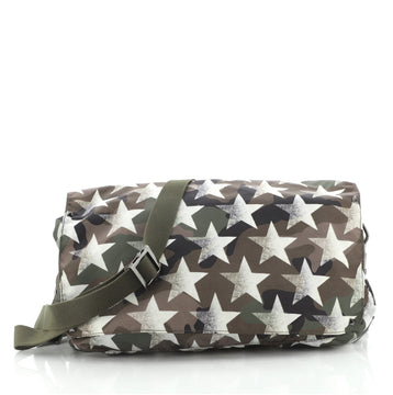 Valentino Camustars Messenger Printed Camo Nylon Large