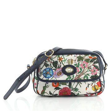 Gucci Shoulder Bag Flora Canvas Small