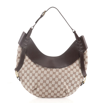 Gucci Crescent Hobo GG Canvas Medium