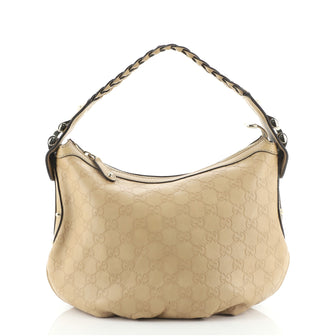 Gucci Pelham Hobo Guccissima Leather Small