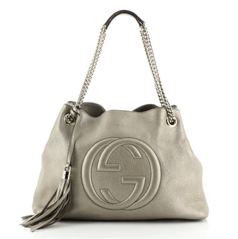 Gucci Soho Chain Strap Shoulder Bag Leather Medium