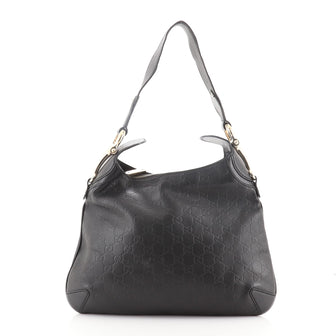 Gucci Creole Hobo Guccissima Leather Medium