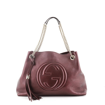 Gucci Soho Chain Strap Shoulder Bag Leather Medium