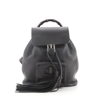 Gucci Bamboo Tassel Backpack Leather Mini