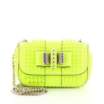 Christian Louboutin Sweet Charity Crossbody Bag Spiked Leather Mini