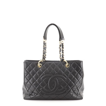 Chanel Grand Shopping Tote Quilted Caviar