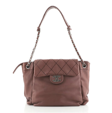 Chanel Accordion Flap Bag Lambskin Small