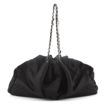 Chanel Melrose Cabas Tote Satin Large