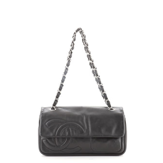 Chanel Diagonal CC Flap Bag Lambskin Small