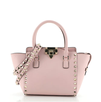Valentino Rockstud Tote Rigid Leather Mini