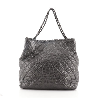 Chanel Chain Me Tote Quilted Calfskin Large