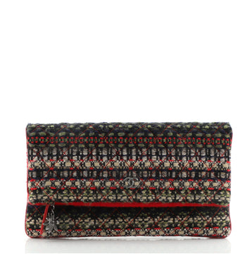 Chanel Paris-Salzburg Edelweiss Clutch Quilted Tweed