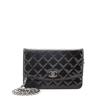 Chanel Brilliant Wallet on Chain Quilted Patent