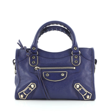 Balenciaga City Classic Metallic Edge Bag Leather Mini