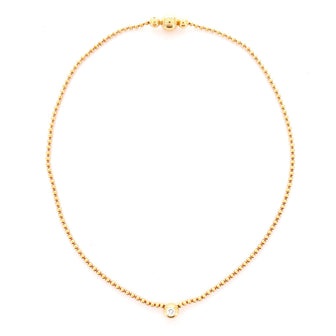 Cartier Vintage Perles de Diamants Necklace 18K Yellow Gold