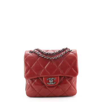 Chanel 3 Flap Bag Quilted Lambskin Mini