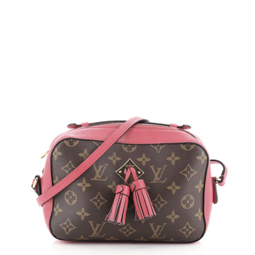 Louis Vuitton Saintonge Handbag Monogram Canvas with Leather