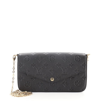 Louis Vuitton Felicie Pochette Monogram Empreinte Leather