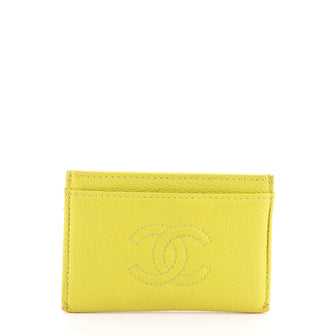 Chanel Timeless Card Holder Caviar