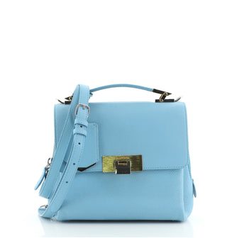 Balenciaga Le Dix Soft Cartable Top Handle Bag Leather Mini