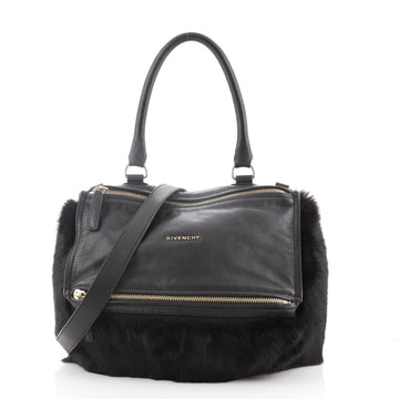 Givenchy Pandora Handbag Leather and Fur Medium