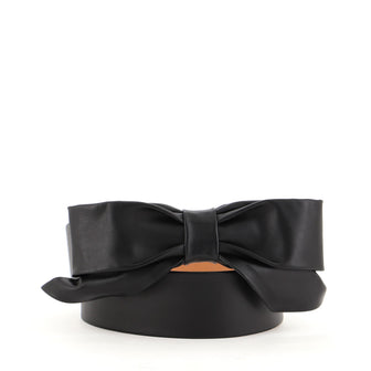 Louis Vuitton Bow Belt Leather Wide