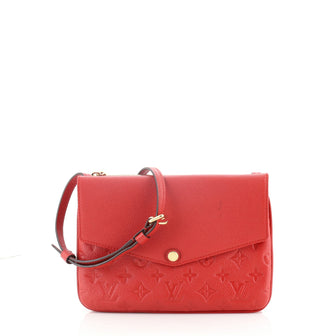 Louis Vuitton Twice Handbag Monogram Empreinte Leather