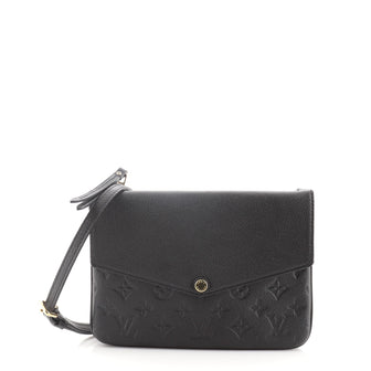 Louis Vuitton Twice Handbag Monogram Empreinte Leather